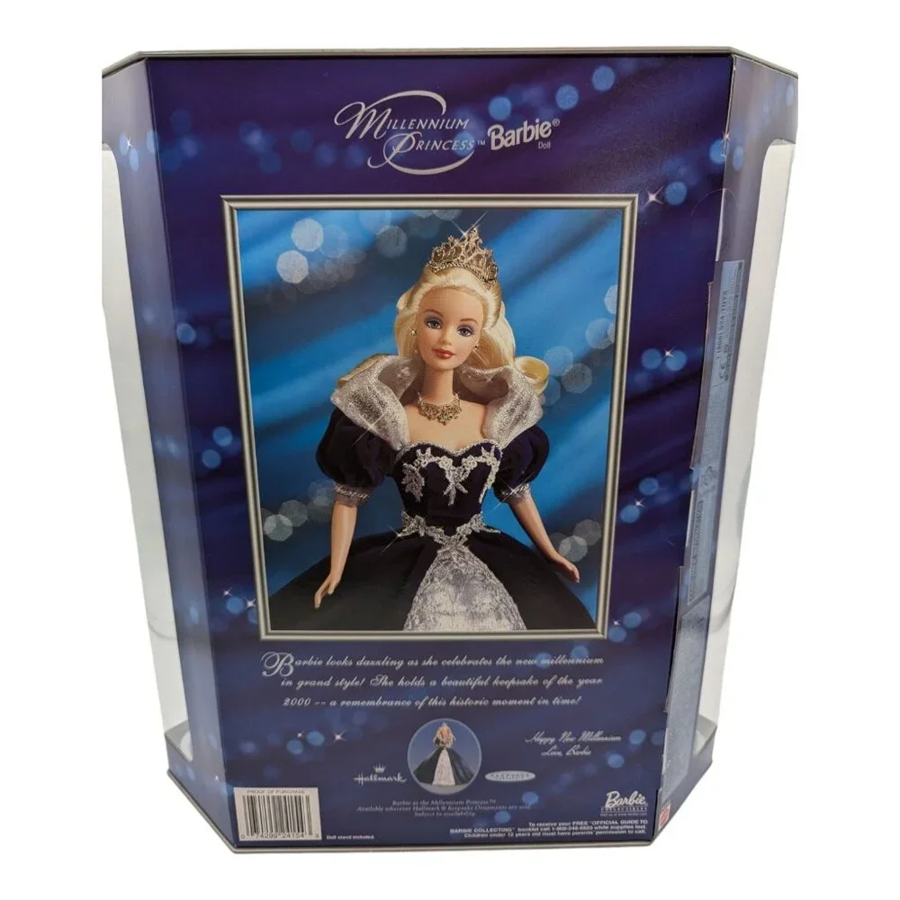 Collectible 2000 Special Millennium Edition Millennium Princess Barbie #24154 - Picture 4 of 11